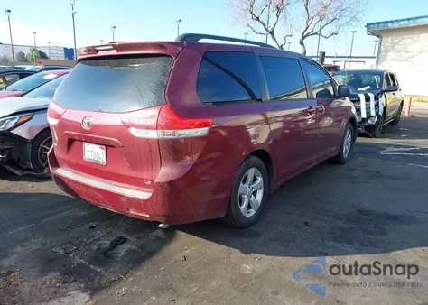 2013 Toyota Sienna Le V6 8 Passenger from USA, damaged, VIN 5TDKK3DC0DS395776